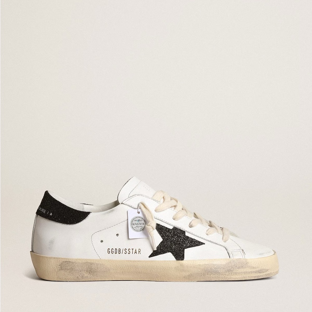 PRISTINE Golden Goose SparkleBlack Sneakers(38).